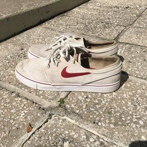 Nike SB Zoom Stefan Janoski Tan and Red